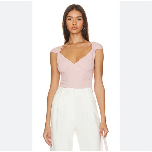 Free People Intimately FP Another Love Bodysuit in Silver Pink Size L - Picture 2 of 15